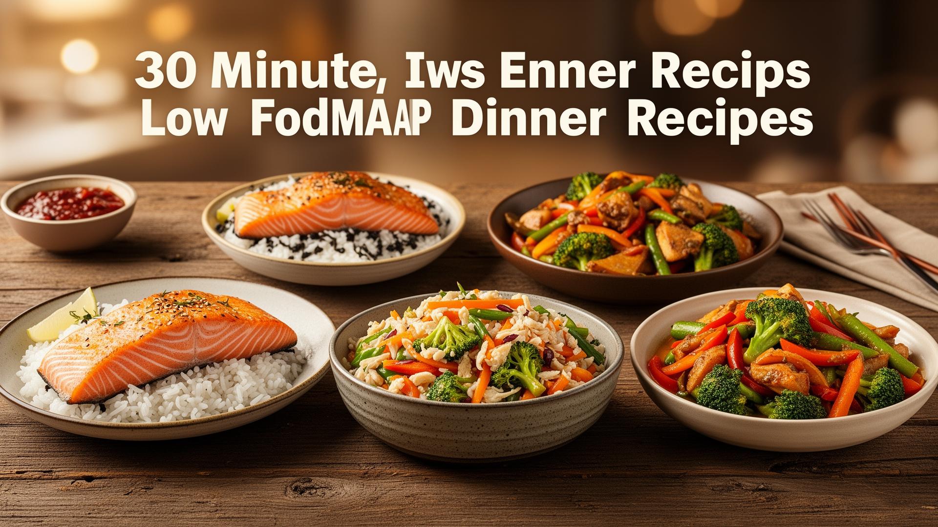 30 Minute LowFODMAP Dinners: Fast & Bloat-Free Meals