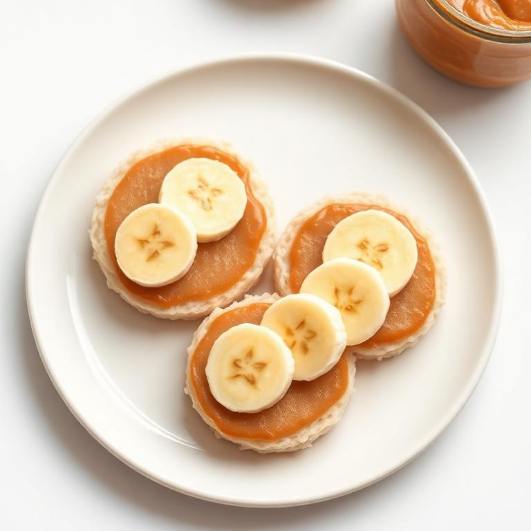 Rice Cakes with Almond Butter