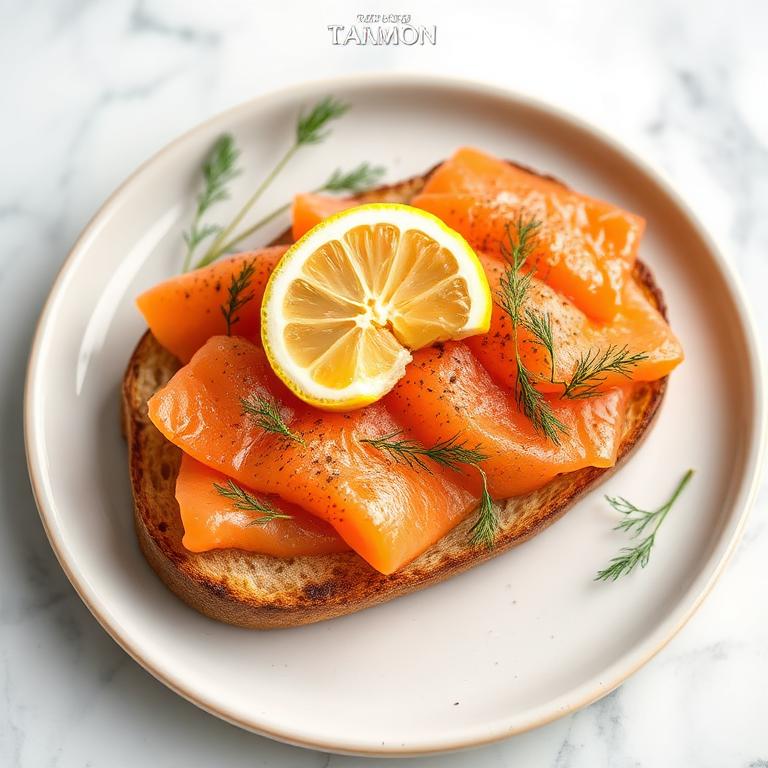 Smoked Salmon on Toast
