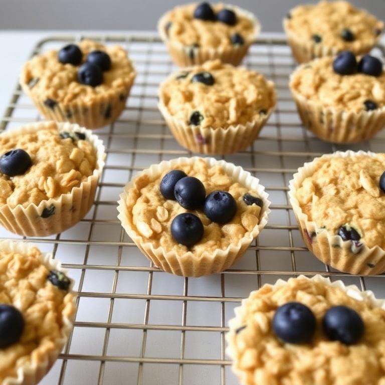 Baked Blueberry Oatmeal Cups