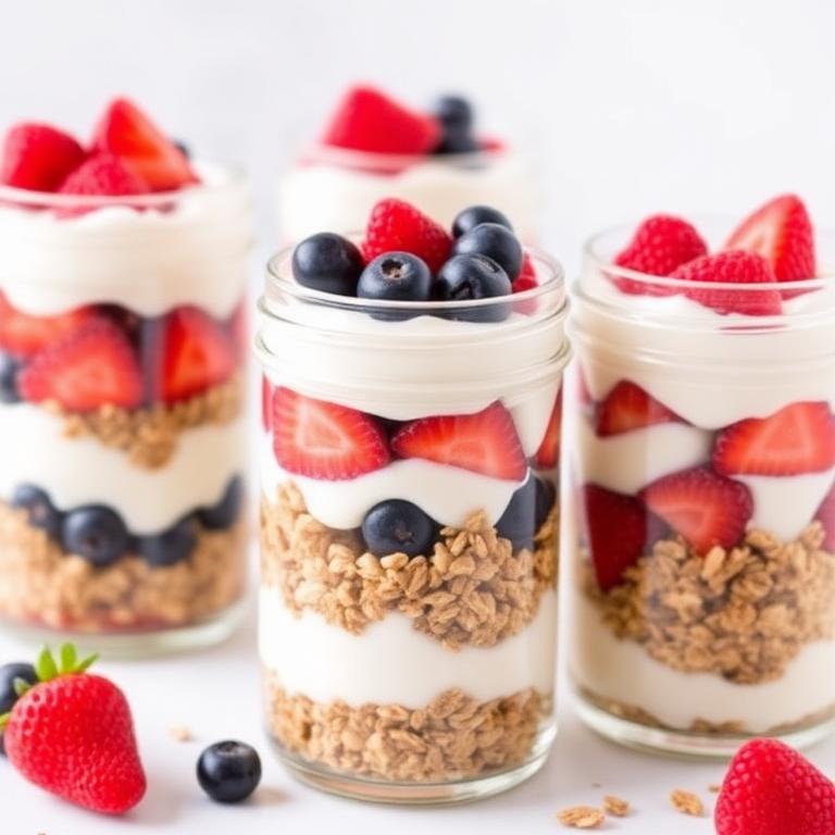 Berry Yogurt Parfait Cups