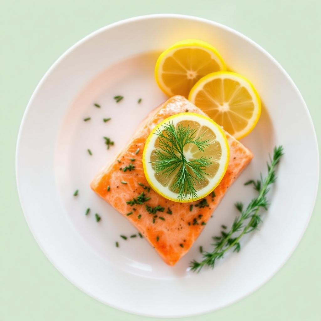 Baked Salmon with Fresh Dill
