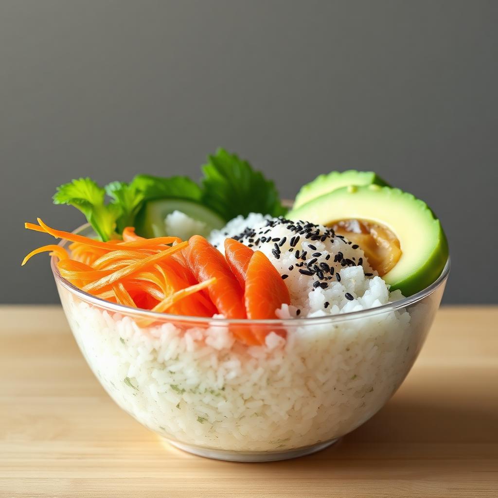 Sushi Bowl Deconstructed