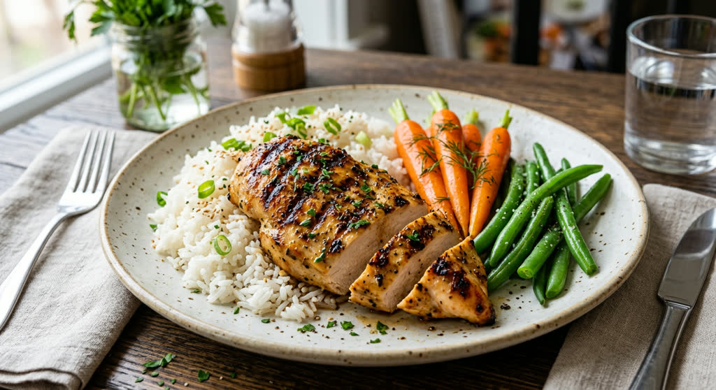 Grilled Chicken & Jasmine Rice Bowl