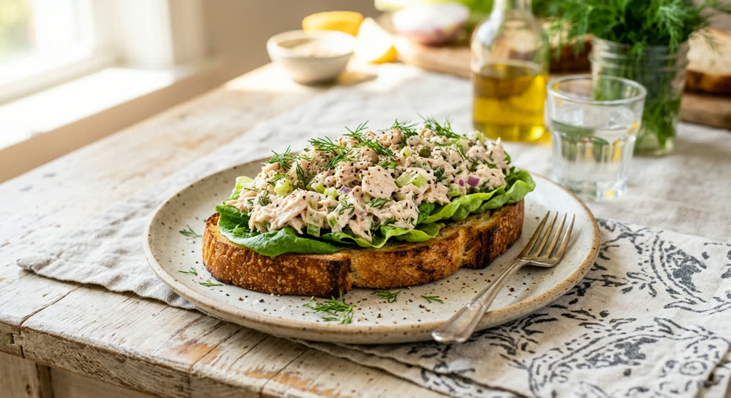Tuna Salad on Sourdough