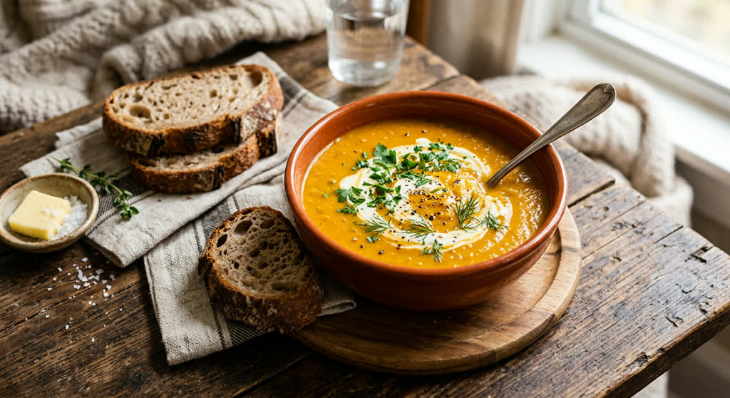 Canned Lentil & Carrot Soup