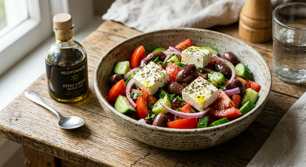 Low FODMAP Greek Salad