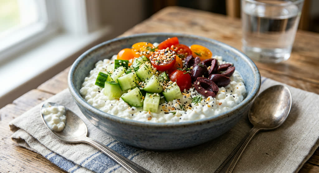 Savory Cottage Cheese Lunch Bowl