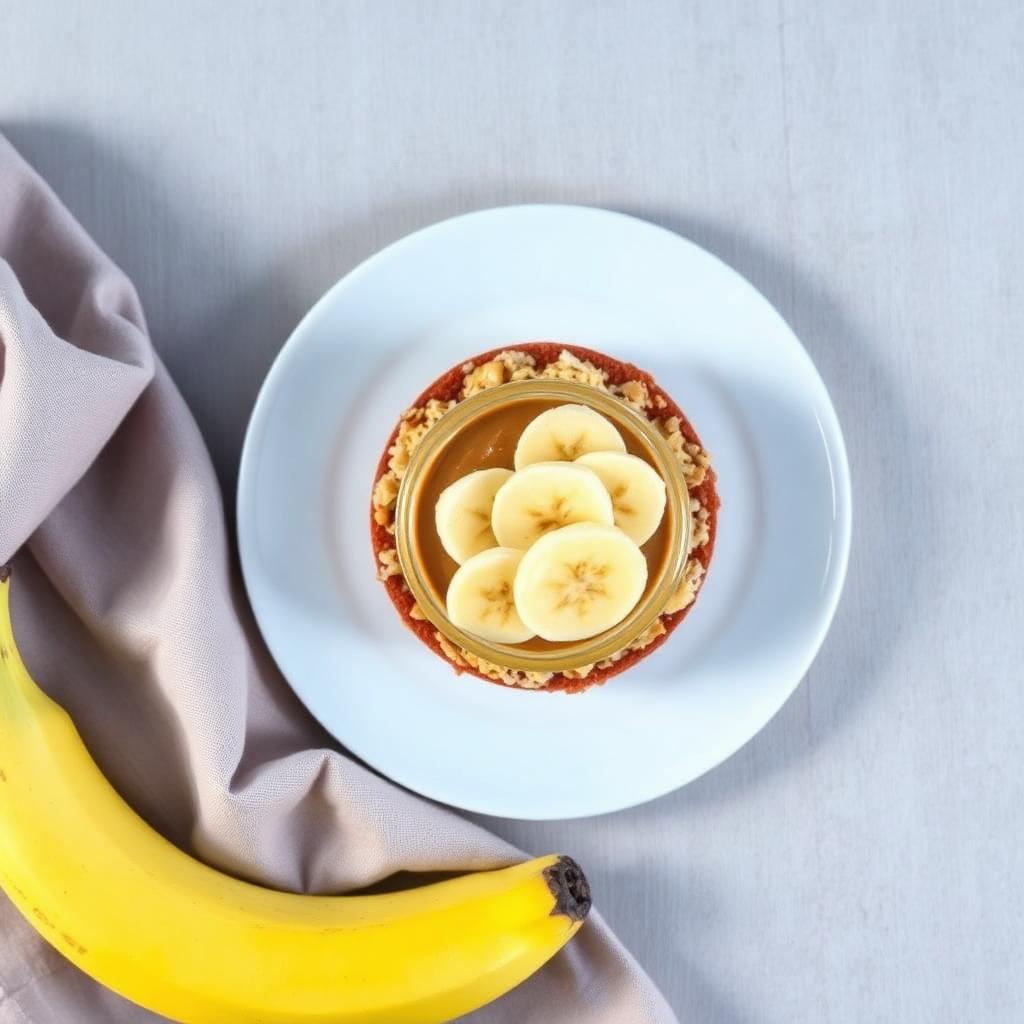 Rice Cake with Peanut Butter & Banana