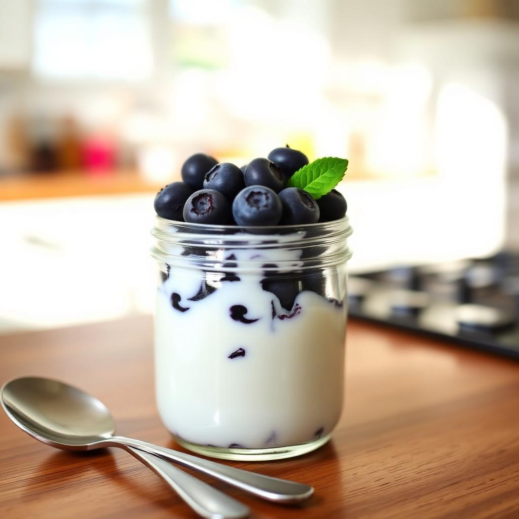 Blueberries & Lactose-Free Yogurt