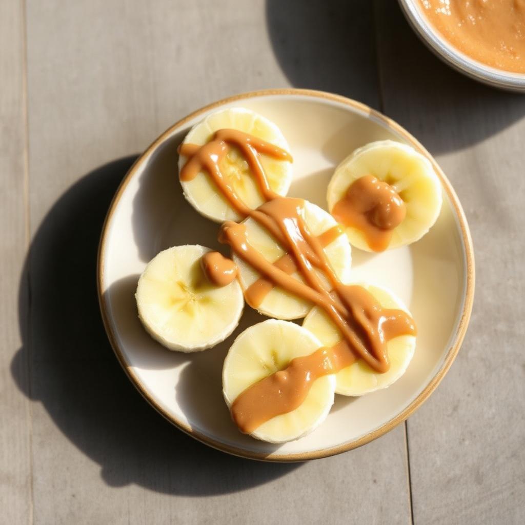 Firm Banana with Almond Butter
