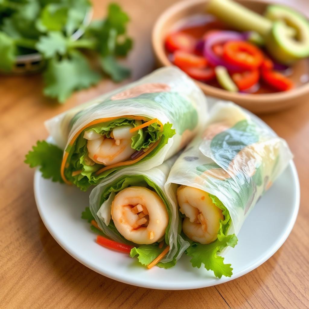 Vietnamese Rice Paper Rolls