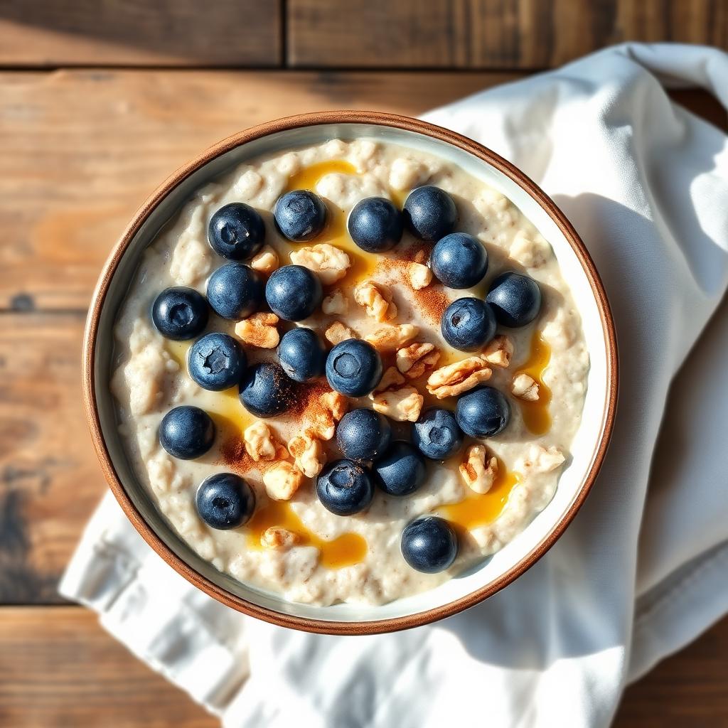Low FODMAP Blueberry Oatmeal — Creamy, Filling & Gut-Friendly Breakfast — low FODMAP breakfast ready to serve