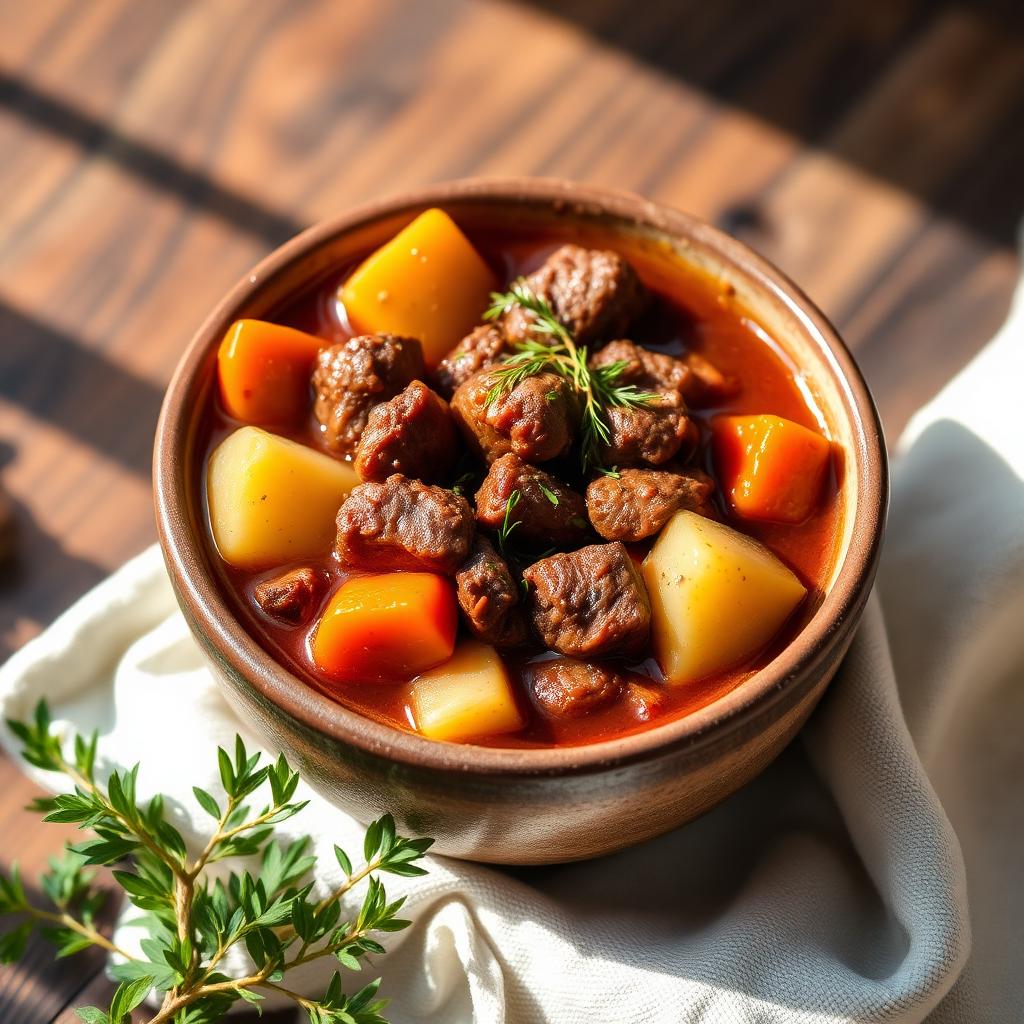 Low FODMAP Beef Stew (Hearty Slow-Simmered Comfort) — low FODMAP dinner ready to serve