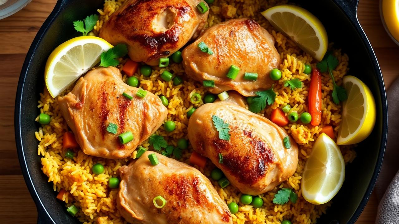 One Pan Low FODMAP Chicken and Rice (45 Min, Family-Friendly) — low FODMAP dinner ready to serve
