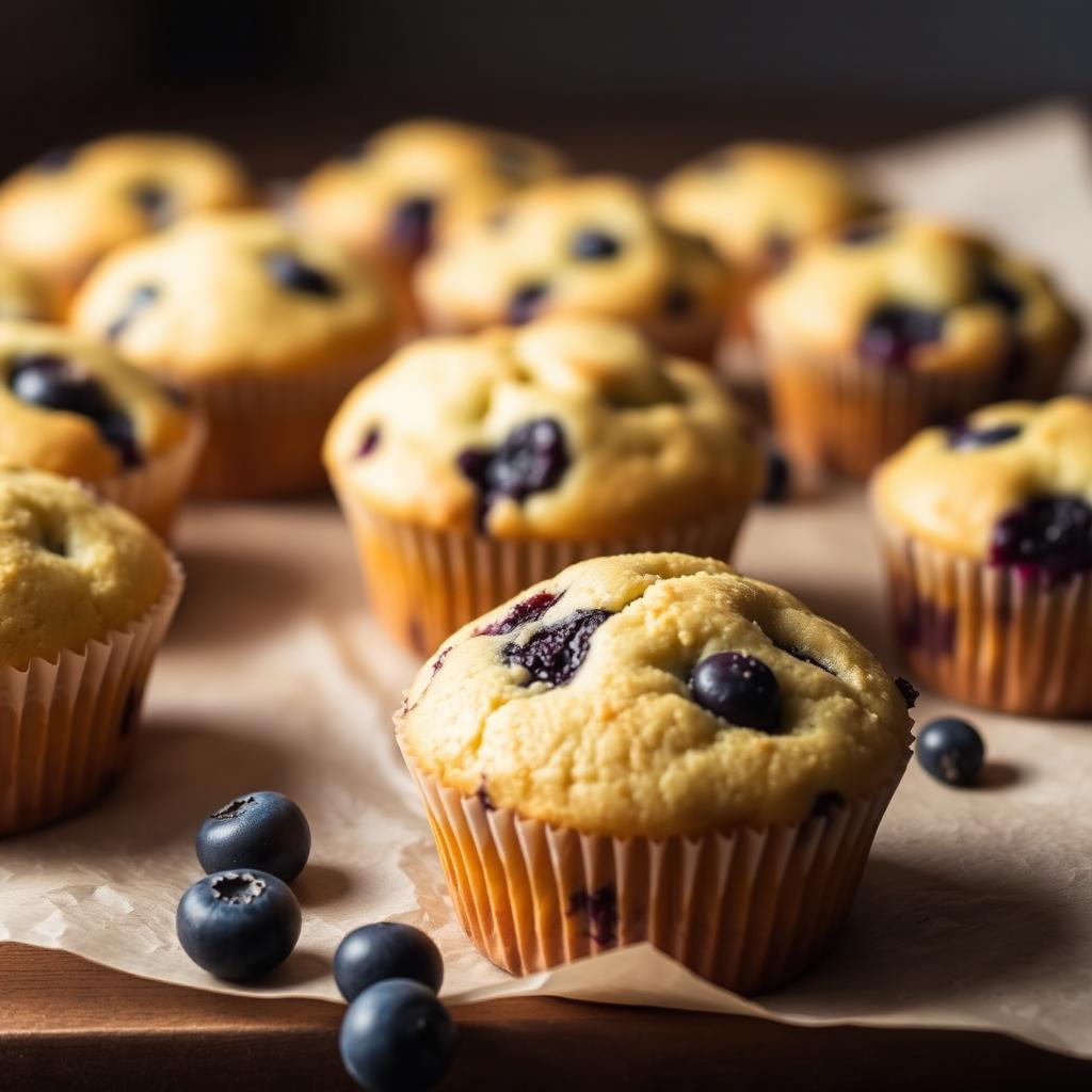 Low FODMAP Blueberry Muffins (Gluten Free, Bakery-Style) — low FODMAP breakfast ready to serve