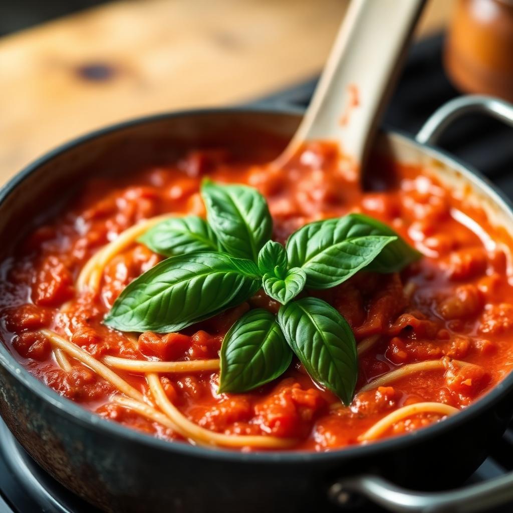 Low FODMAP Pasta Sauce (30-Minute Marinara, No Garlic or Onion) — low FODMAP dinner ready to serve