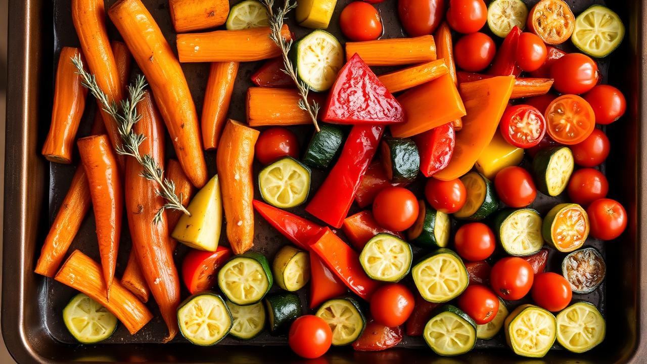 Roasted Low FODMAP Vegetables (Sheet Pan, 30 Min) — low FODMAP side ready to serve
