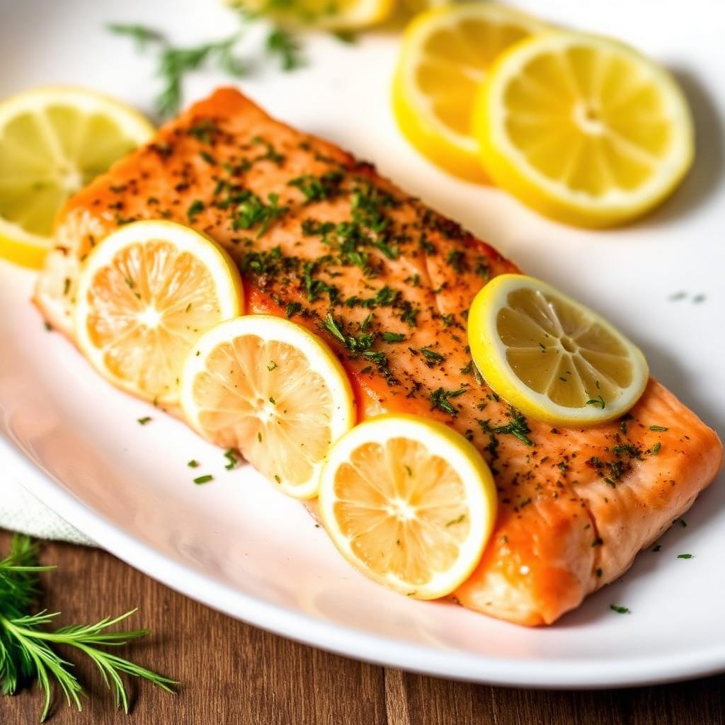 Low FODMAP Baked Salmon (Lemon & Dill, 25 Minutes) — low FODMAP dinner ready to serve